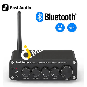 Fosi Audio Bt30D Bluetooth 5.0 2.1 Channel Stereo Amplifier - Imported From Uk